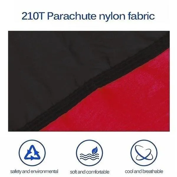 🏕️ Single Person Portable Outdoor Camping Hammock | High Strength Parachute Fabric Hanging Bed with Nylon Color Matching 🎒