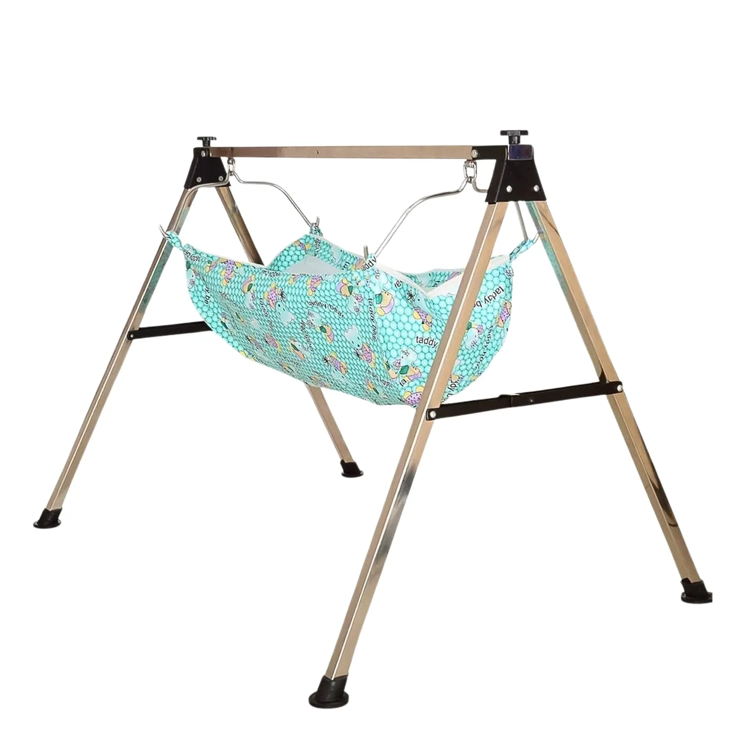 Baby Boy's and Girl's Portable Folding Swing Stainless Steel Stand (1 Pc)