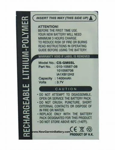 Battery For The Garmin iQue M5