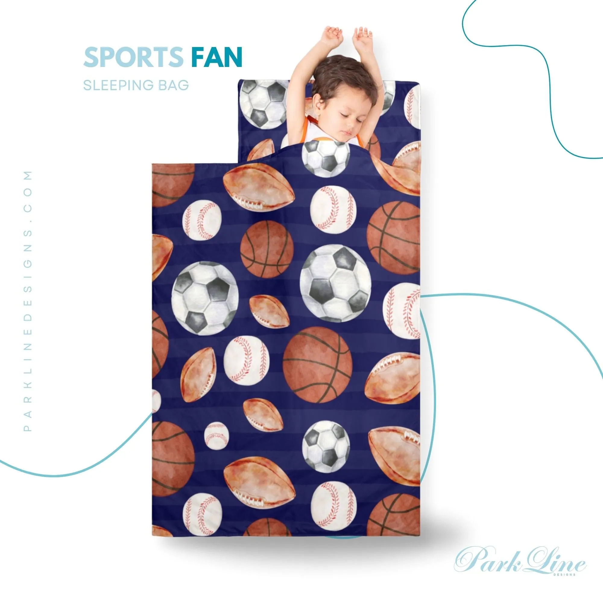 Blue Fin Kids' Long Sleeping Bag | A Catchy Blend of Comfort & Style | Lightweight and Durable Sleeping Bag for Kids
