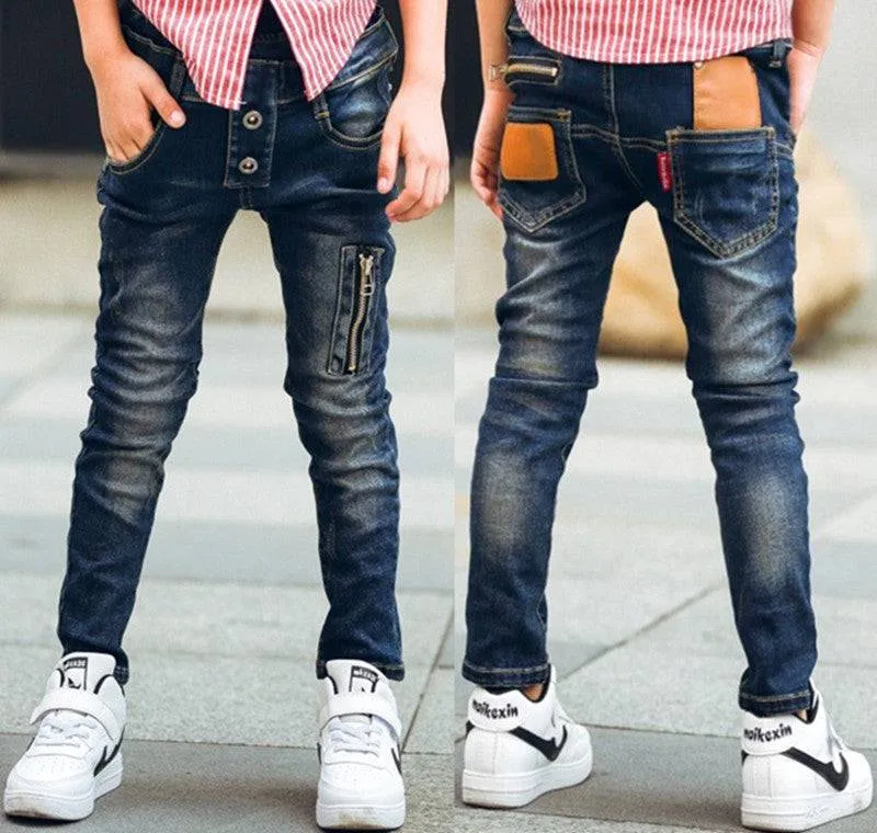 Boy's Stretchable Denim Pants- GlamzLife