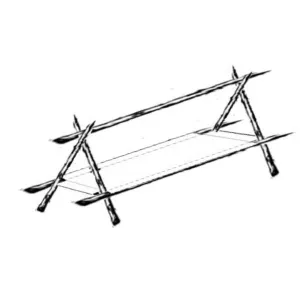 Bushcraft Bunk - British Army Hammock Sheet Mk2 - Unissued