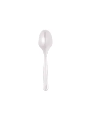 Clear Heavy Duty Plastic Dessert Spoon - 2000pk