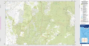 Coolumbooka 8724-2S Topographic Map 1:25k