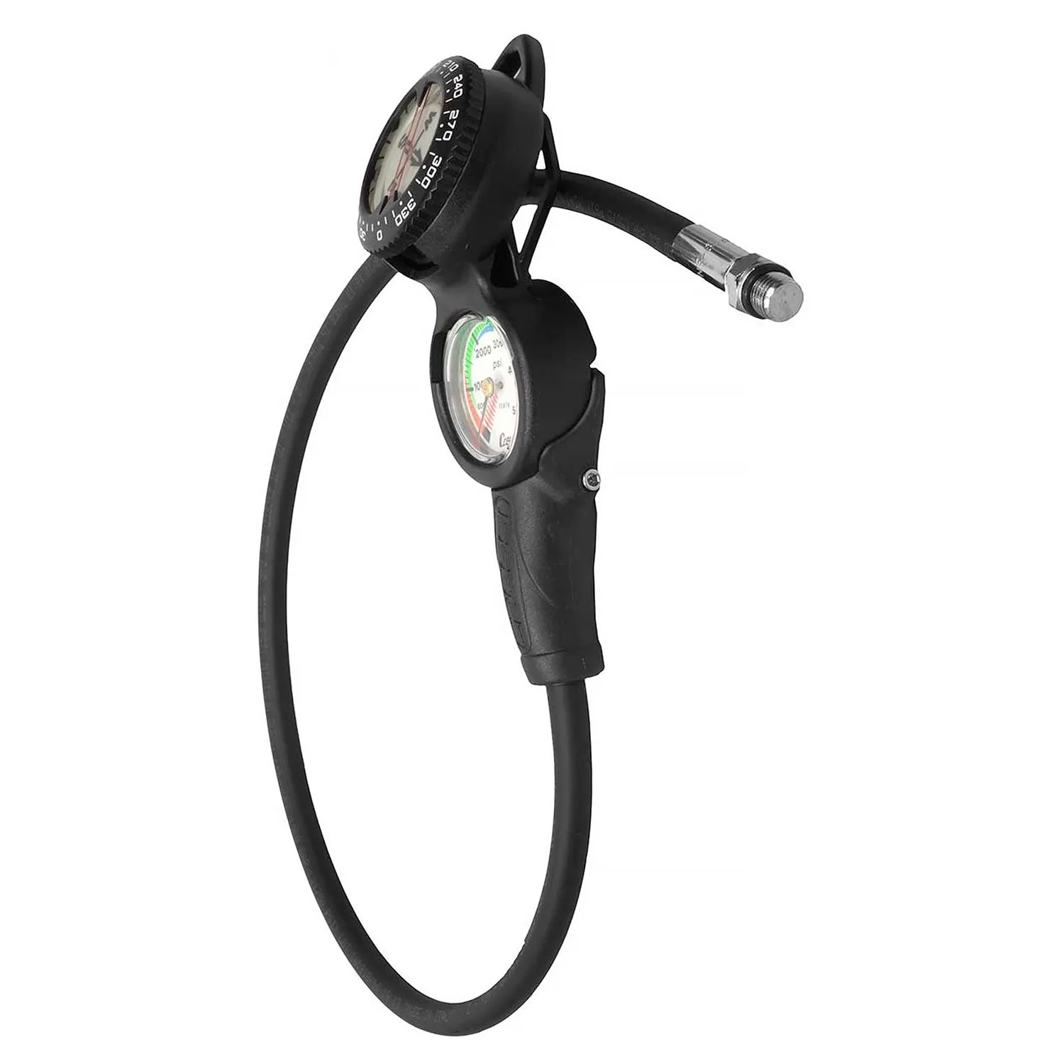 Cressi Console CP2 - Pressure Gauge and Compass for Scuba Diving
