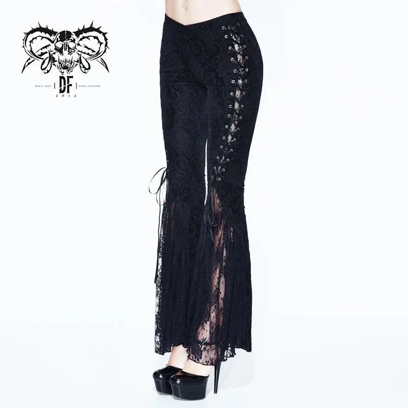 Dark Drapery Gothic Bell bottoms