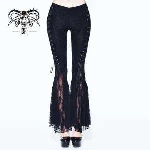 Dark Drapery Gothic Bell bottoms
