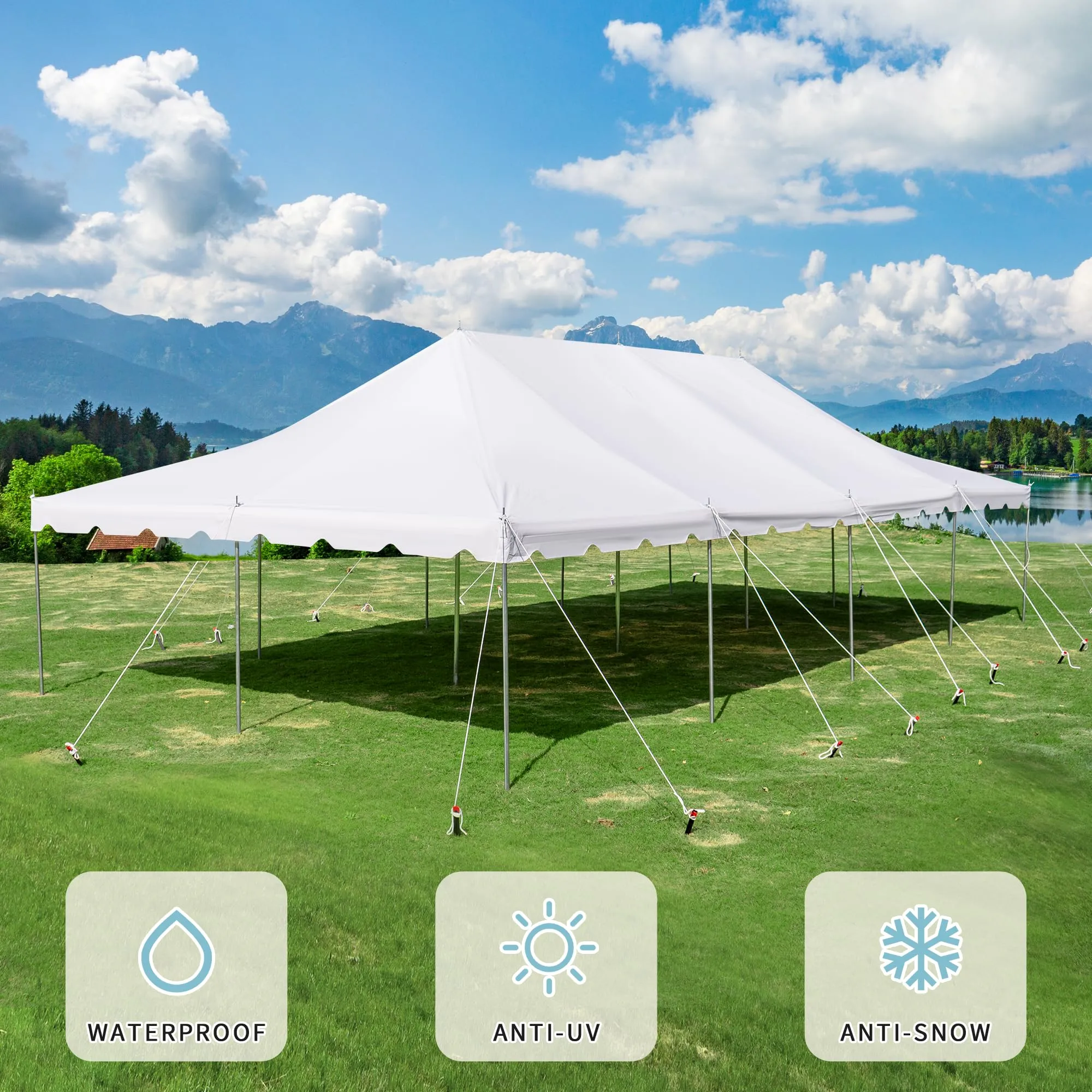 EROMMY 20x40 Large Canopy Tent