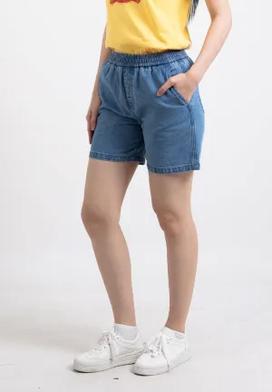 Forest Ladies Stretchable Denim Short Pants Casual Elastic Denim Shorts Women | Seluar Pendek Denim Perempuan - 865105