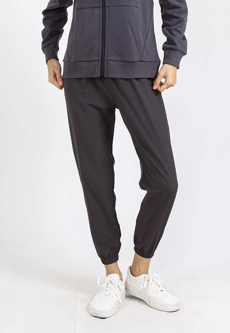 Forest Ladies Stretchable Polyester Plain Jogger Women Long Jogger Pants | Seluar Panjang Perempuan - 810464