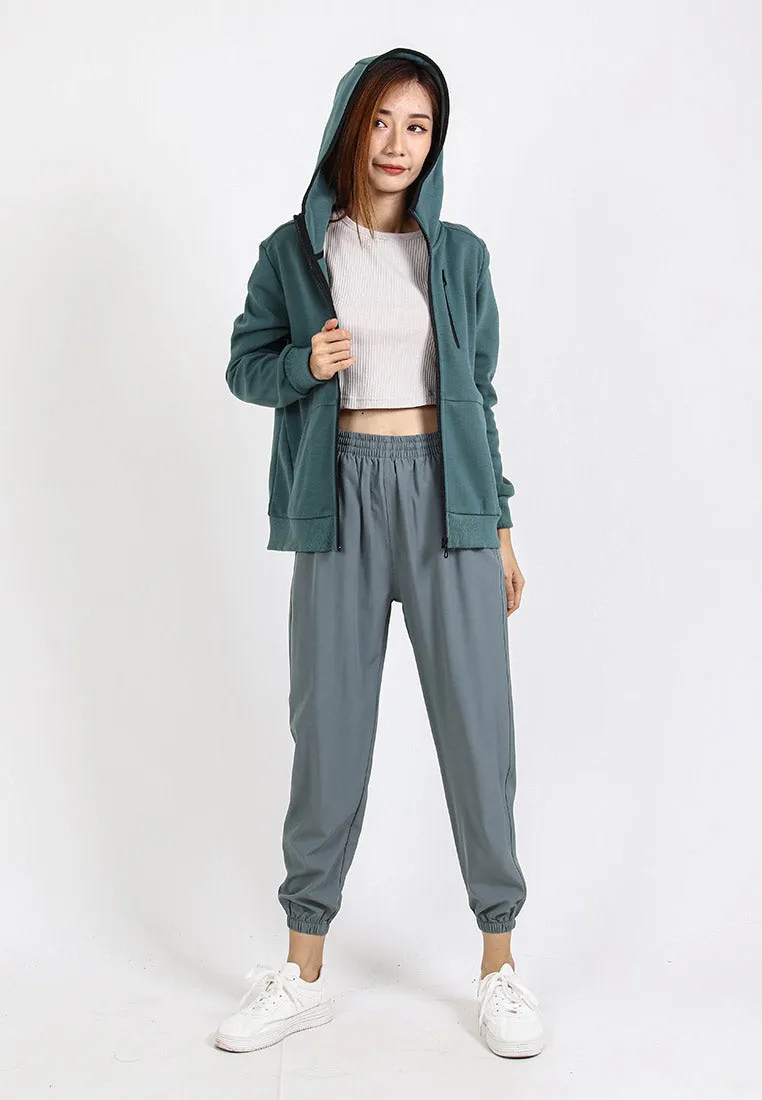Forest Ladies Stretchable Polyester Plain Jogger Women Long Jogger Pants | Seluar Panjang Perempuan - 810464