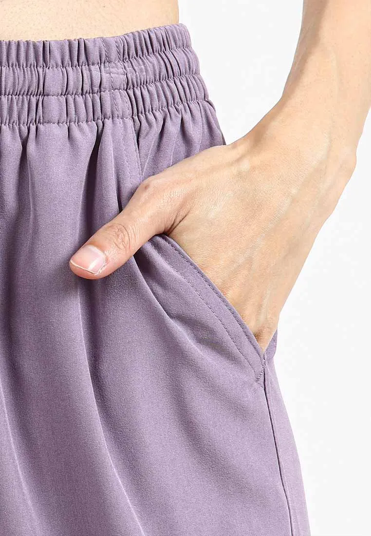 Forest Ladies Stretchable Polyester Plain Jogger Women Long Jogger Pants | Seluar Panjang Perempuan - 810464