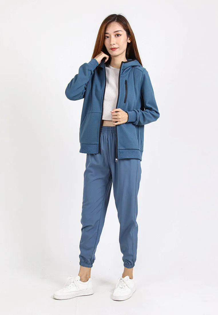 Forest Ladies Stretchable Polyester Plain Jogger Women Long Jogger Pants | Seluar Panjang Perempuan - 810464