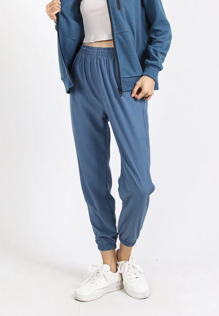 Forest Ladies Stretchable Polyester Plain Jogger Women Long Jogger Pants | Seluar Panjang Perempuan - 810464