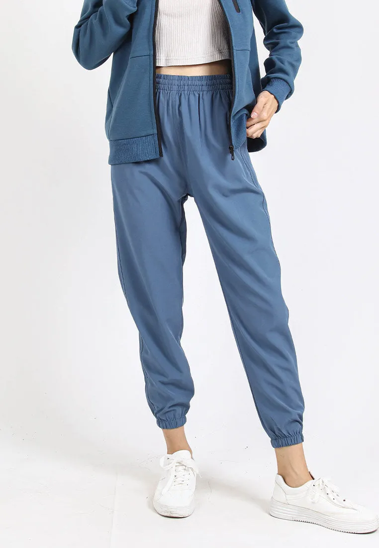 Forest Ladies Stretchable Polyester Plain Jogger Women Long Jogger Pants | Seluar Panjang Perempuan - 810464