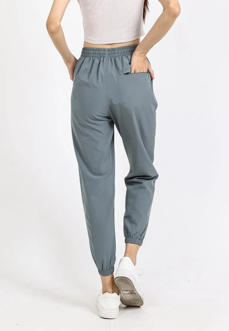 Forest Ladies Stretchable Polyester Plain Jogger Women Long Jogger Pants | Seluar Panjang Perempuan - 810464