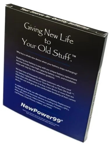 Garmin Nuvi 255WT Battery Replacement Kit with Tools, Video Instructions and Extended Life Battery