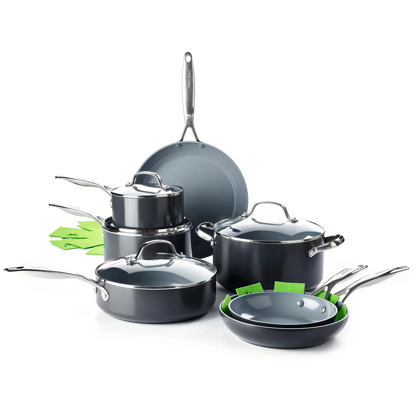 GreenPan Valencia Pro 11 Piece Nonstick Cookware Set