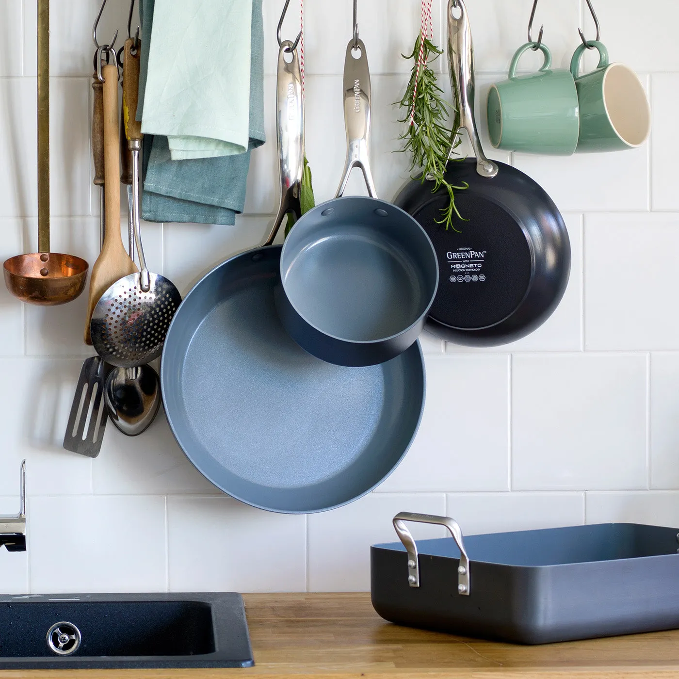 GreenPan Valencia Pro 11 Piece Nonstick Cookware Set