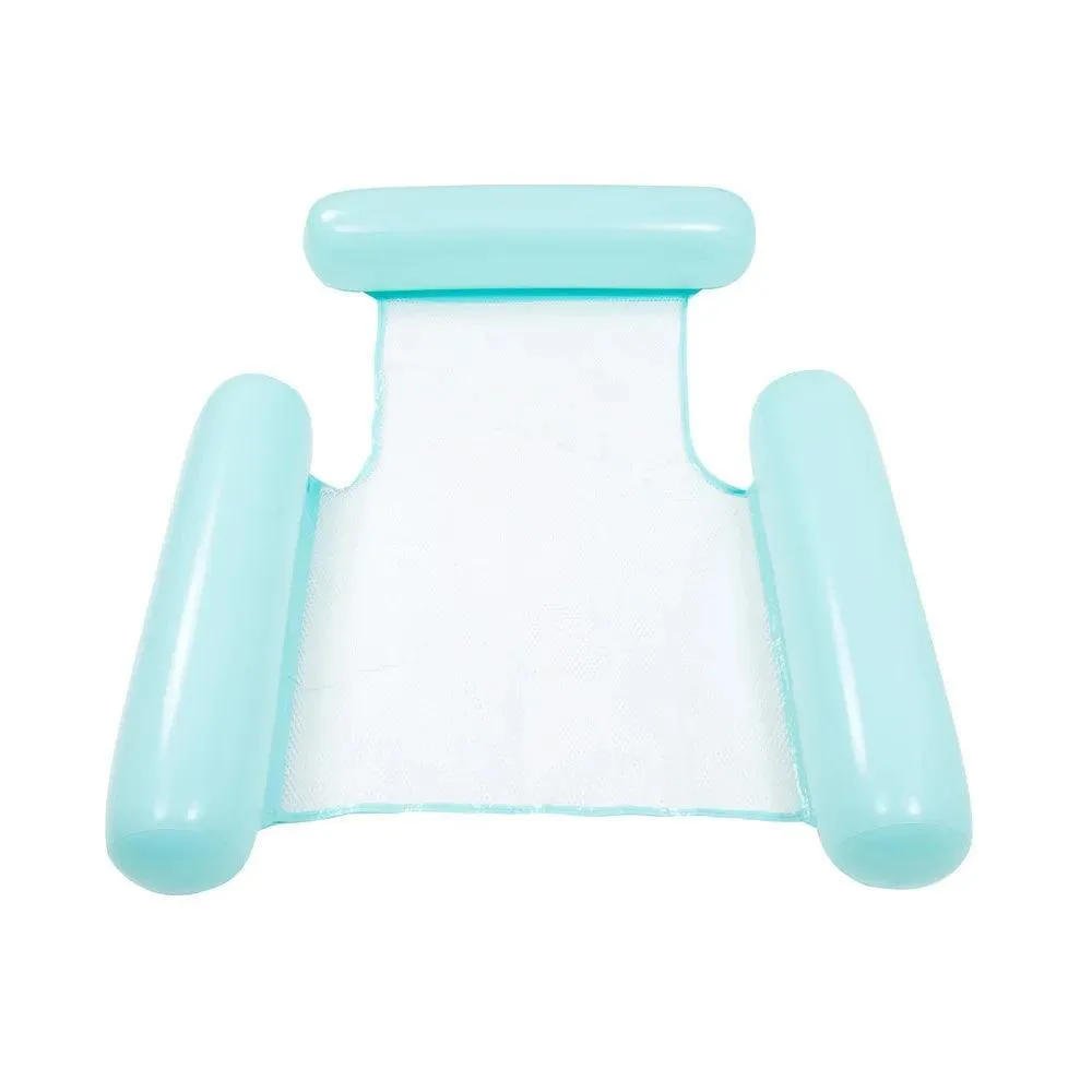 Inflatable Water Hammock Recliner, Comfortable Float, Durable PVC, Lightweight and Portable, Versatile for Pools and Beaches