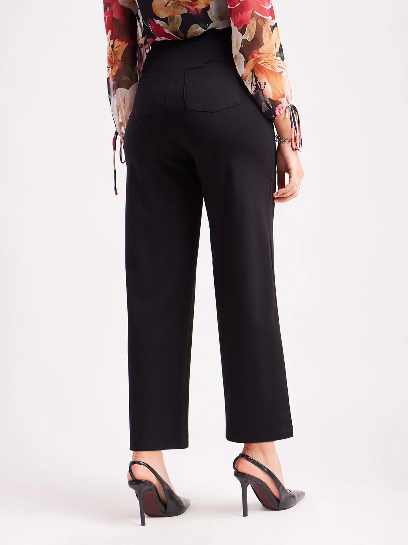 LivIn Air Wide Leg Pants - Black
