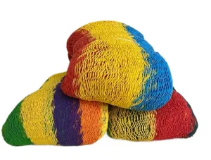 Mexican Hammock Traditional Cotton Multicoloured Rainbow