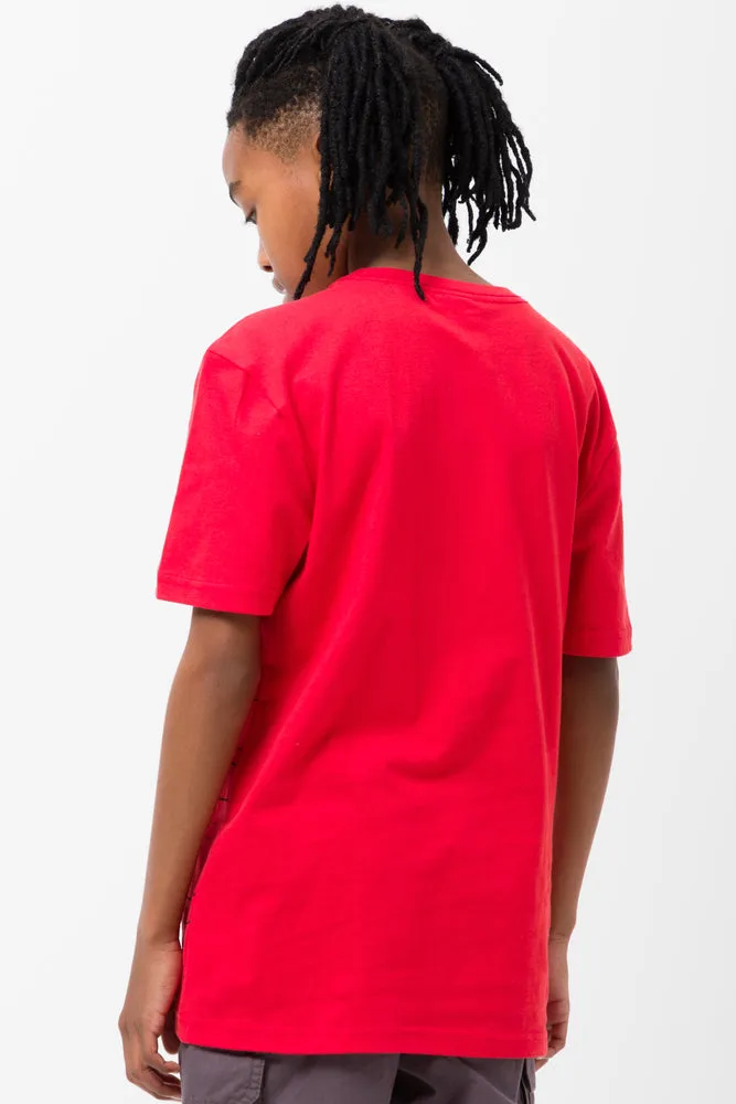 Naruto Short Sleeve T-Shirt Red