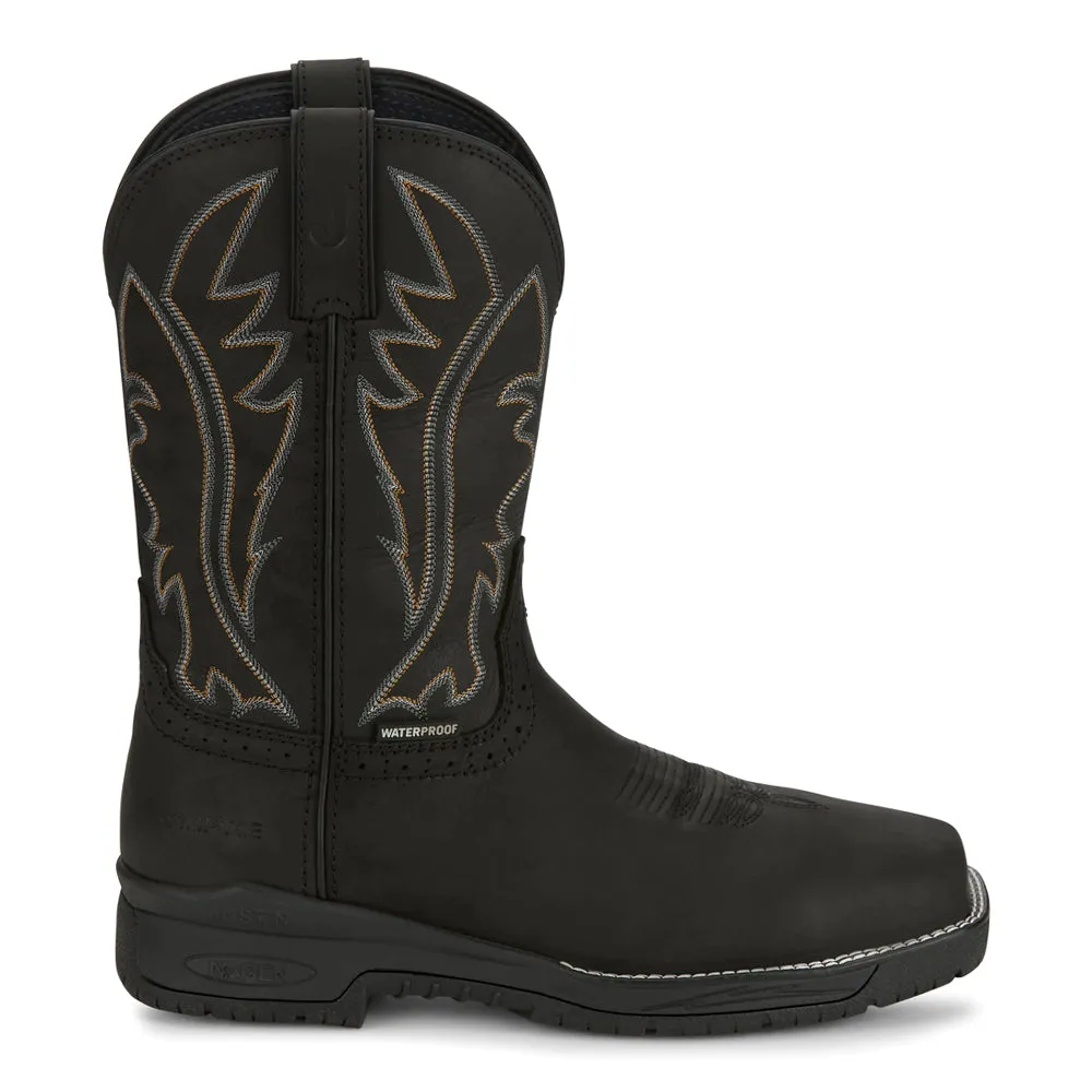 Nitread 11 Inch Waterproof Soft Square Toe Work Boots