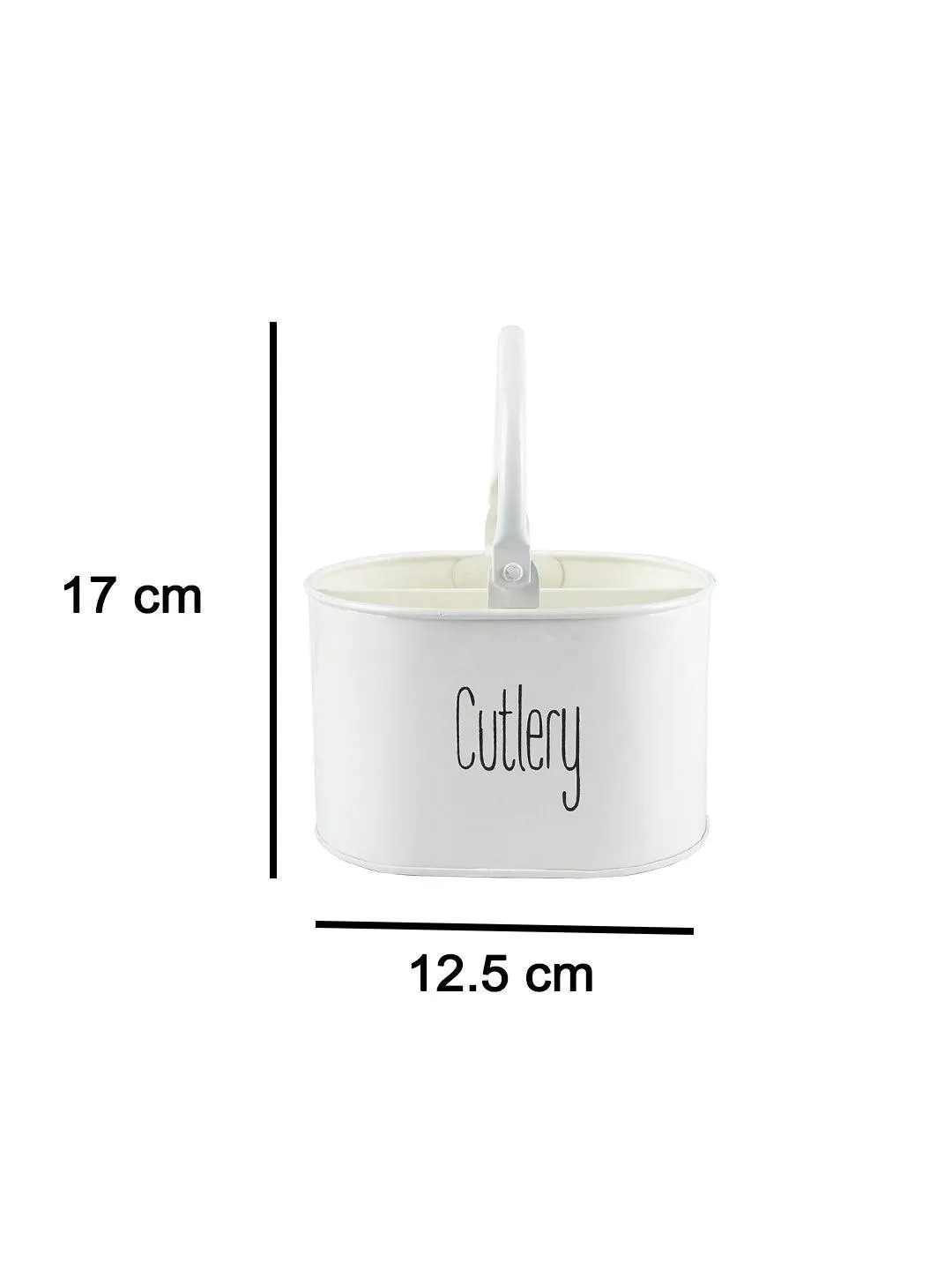 Off White Cutlery Holder