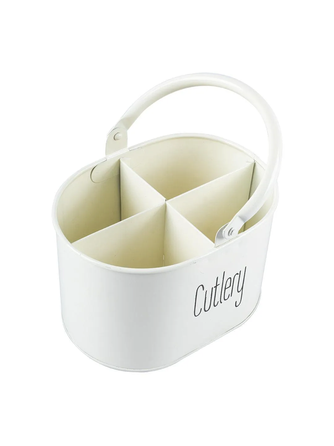 Off White Cutlery Holder