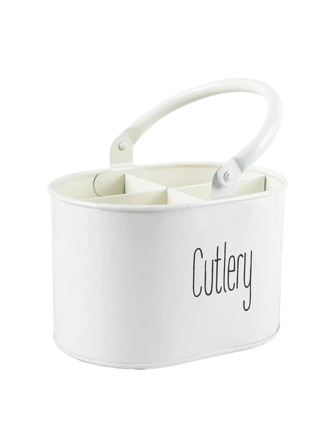 Off White Cutlery Holder