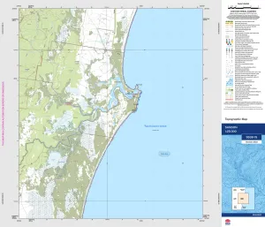 Sandon 9538-1S Topographic Map 1:25k