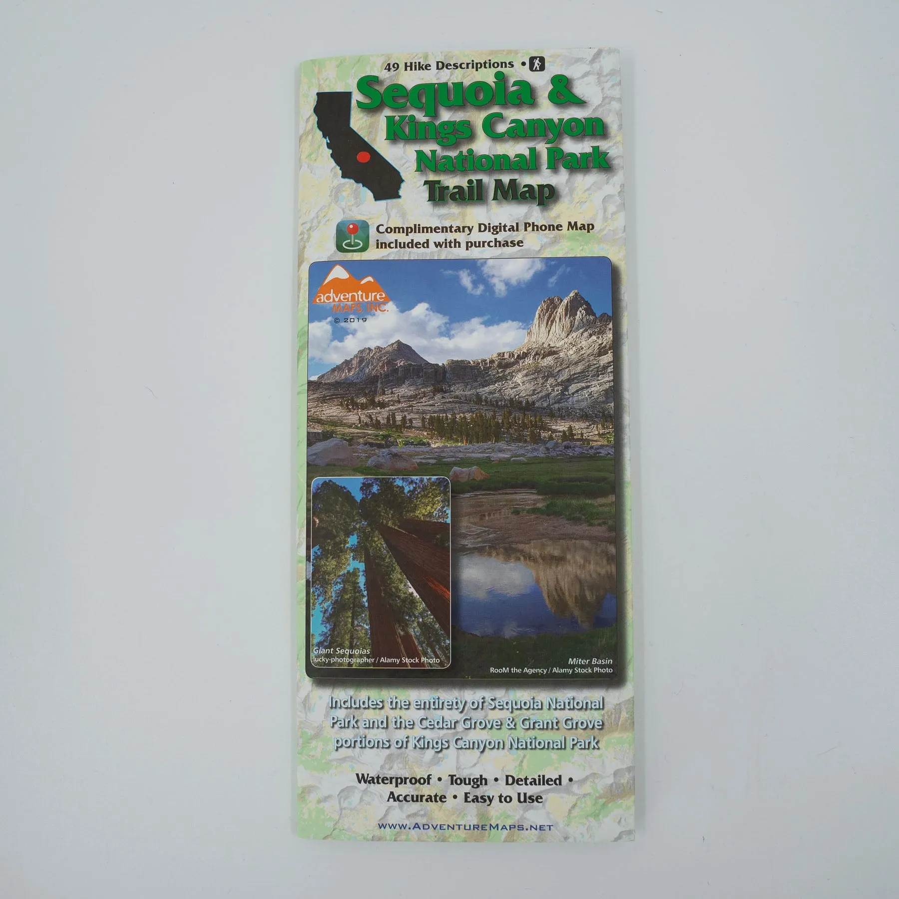 Sequoia National Park Trail Map