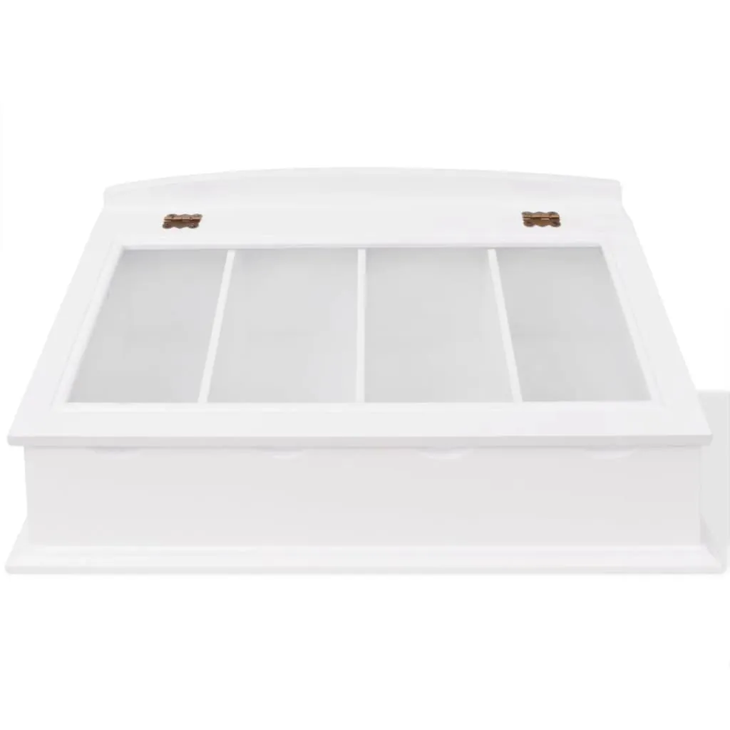 vidaXL Cutlery Tray MDF White Baroque Style