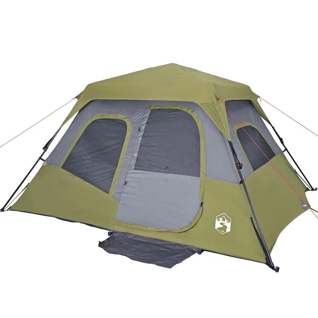 vidaXL Family Tent 6-Person Blue Quick Release Waterproof