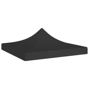 vidaXL Party Tent Roof 2x2 m Black 270 g/m²