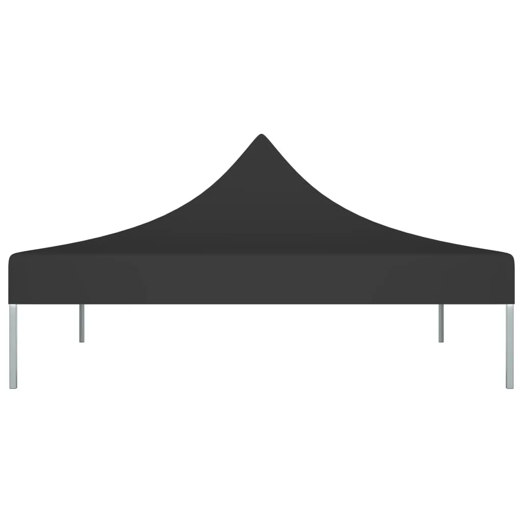 vidaXL Party Tent Roof 2x2 m Black 270 g/m²