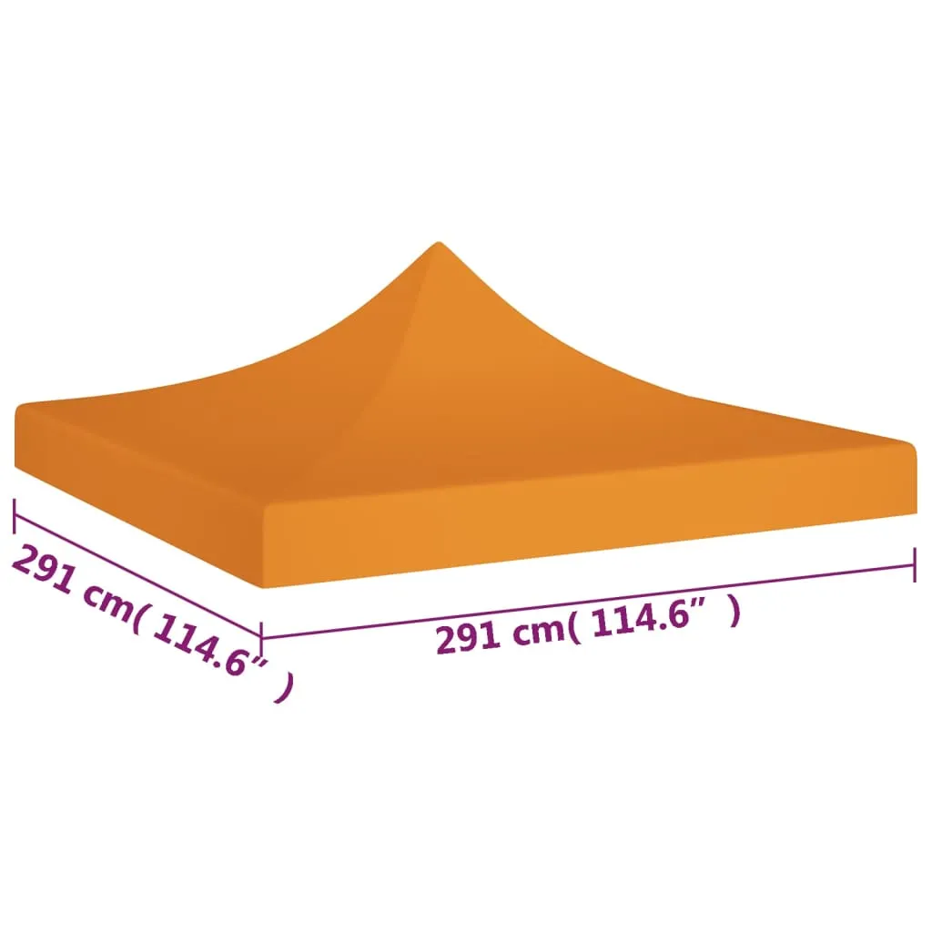 vidaXL Party Tent Roof 3x3 m Orange 270 g/m²