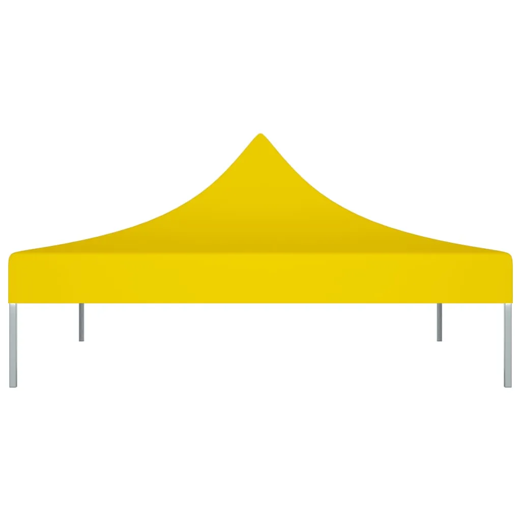 vidaXL Party Tent Roof 3x3 m Yellow 270 g/m²