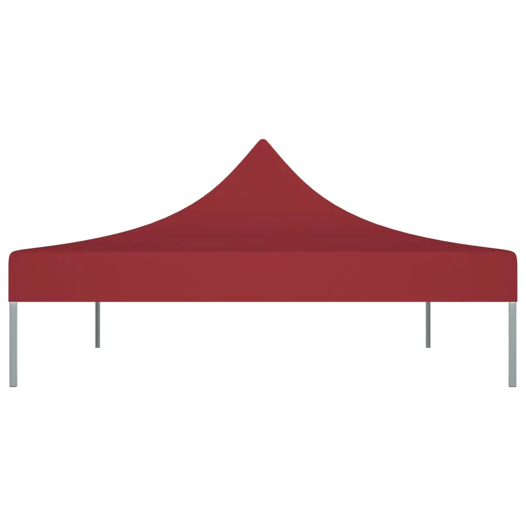 vidaXL Party Tent Roof 4.5x3 m Burgundy 270 g/m²