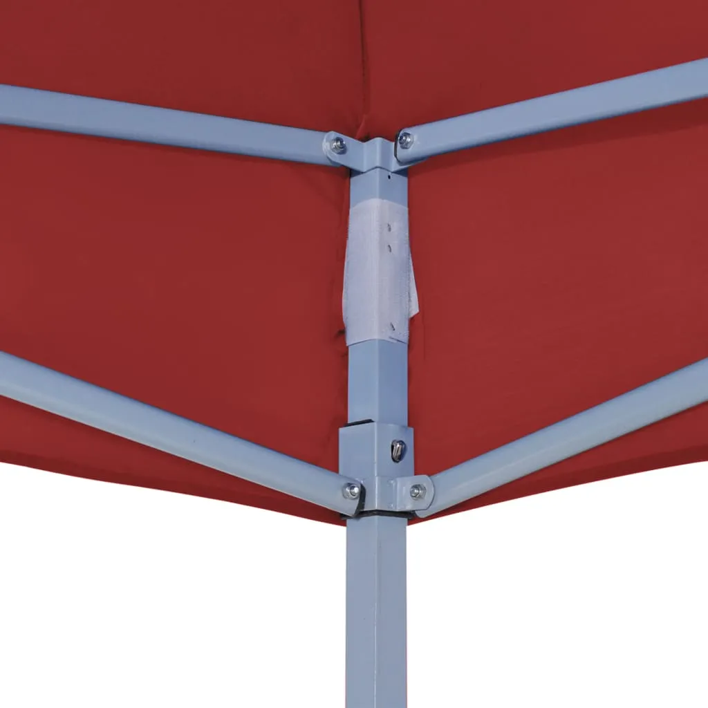 vidaXL Party Tent Roof 4.5x3 m Burgundy 270 g/m²