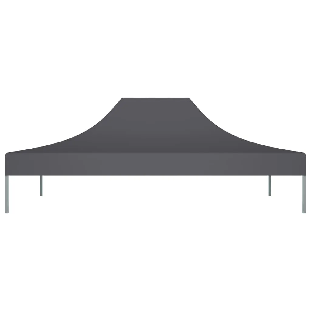 vidaXL Party Tent Roof 4x3 m Anthracite 270 g/m²