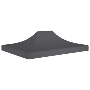vidaXL Party Tent Roof 4x3 m Anthracite 270 g/m²