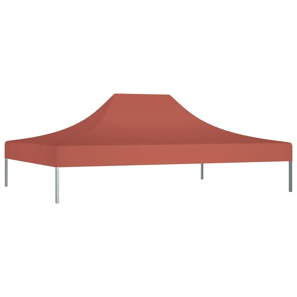 vidaXL Party Tent Roof 4x3 m Terracotta 270 g/m²