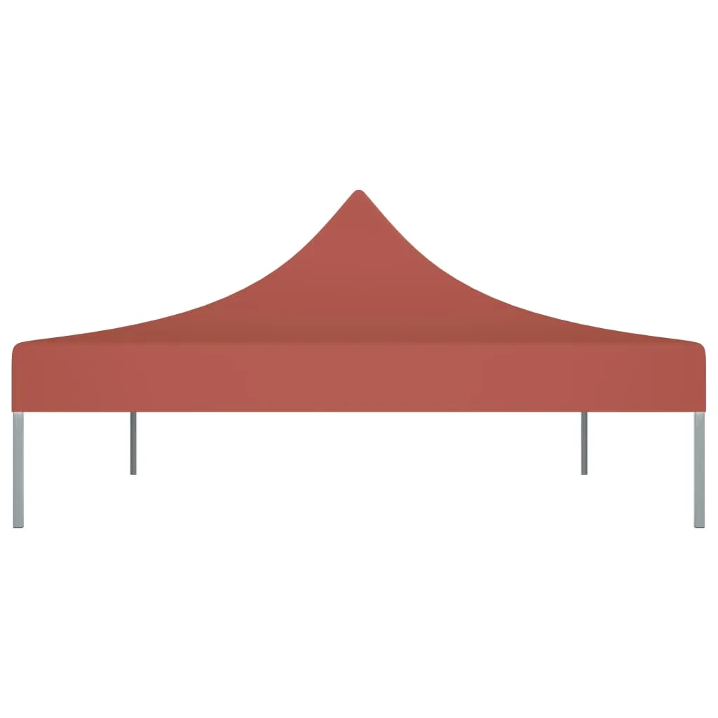 vidaXL Party Tent Roof 4x3 m Terracotta 270 g/m²
