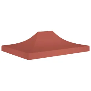 vidaXL Party Tent Roof 4x3 m Terracotta 270 g/m²