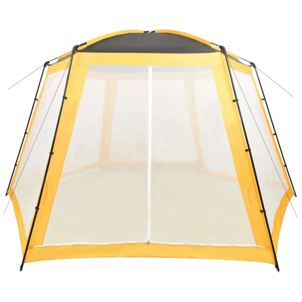 vidaXL Pool Tent Fabric 500x433x250 cm Yellow