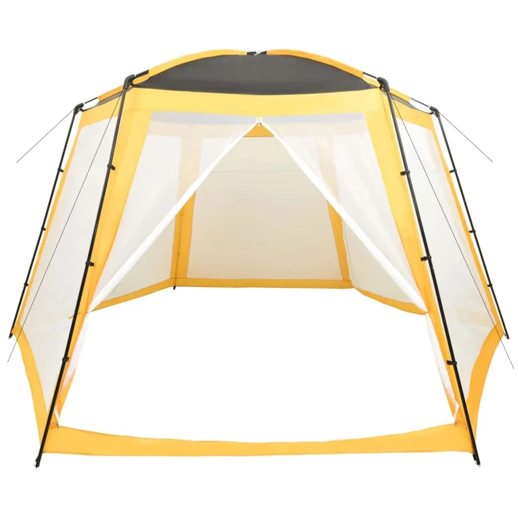 vidaXL Pool Tent Fabric 500x433x250 cm Yellow