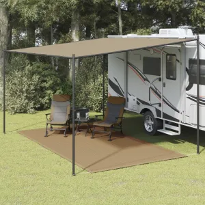 vidaXL Tent Carpet 200x400 cm Taupe