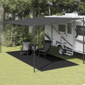 vidaXL Tent Carpet 250x500 cm Black